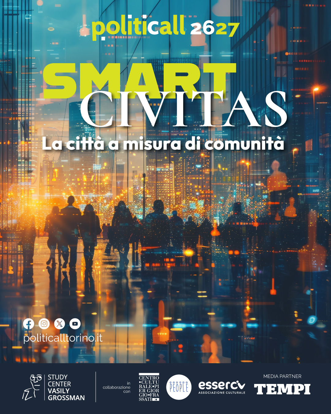 Politicall 2026/2027 - Smart Civitas - La città a misura di comunità - I sessione